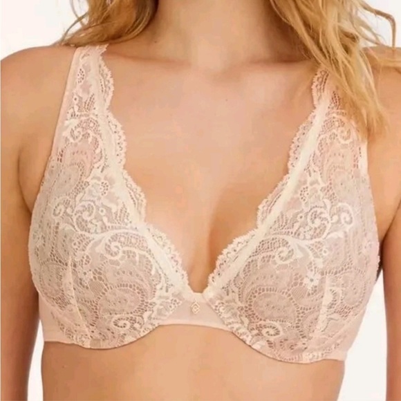 ThirdLove 24/7 Lace Contour Plunge 32 D 1/2 Bra - Picture 2 of 4